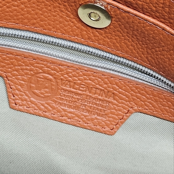 Valentina Italian Small Leather Bag - Picture 6 of 12